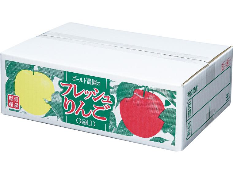 予約　ゴールド農園の葉とらずりんご（トキ） 2．7ｋｇ箱（9〜13玉）