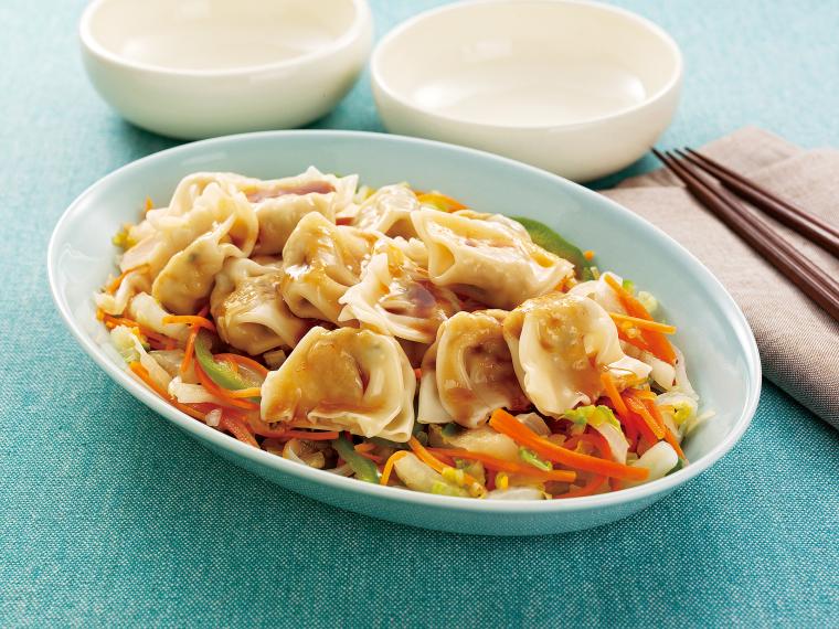 おかずキット　野菜と食べる！さっぱり水餃子 2人前