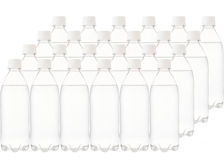 クリスタルスパーク　富士山の強炭酸水（ラベルレス）（ペットボトル） 500ml×24