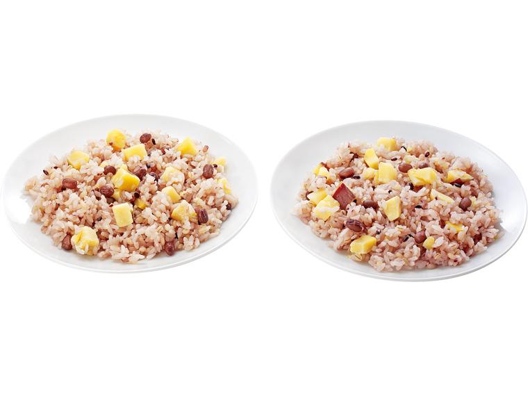 小豆と黒米のさつまいもごはん　　　　　