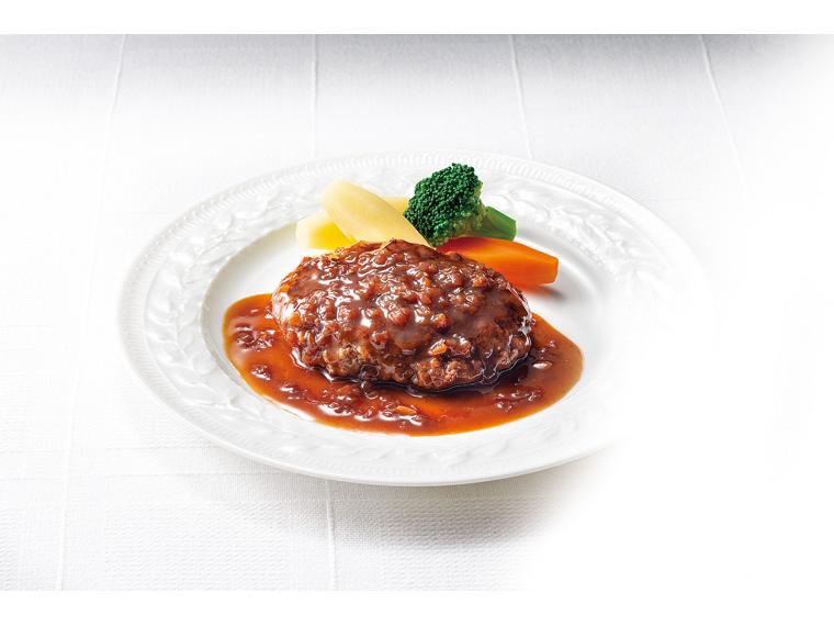 ホテルオークラ　赤ワイン香るオニオンソースハンバーグステーキ 2個220g(固形量140g)