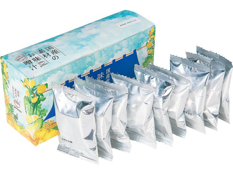 国産素材の味わいみそ汁セット 3種9個