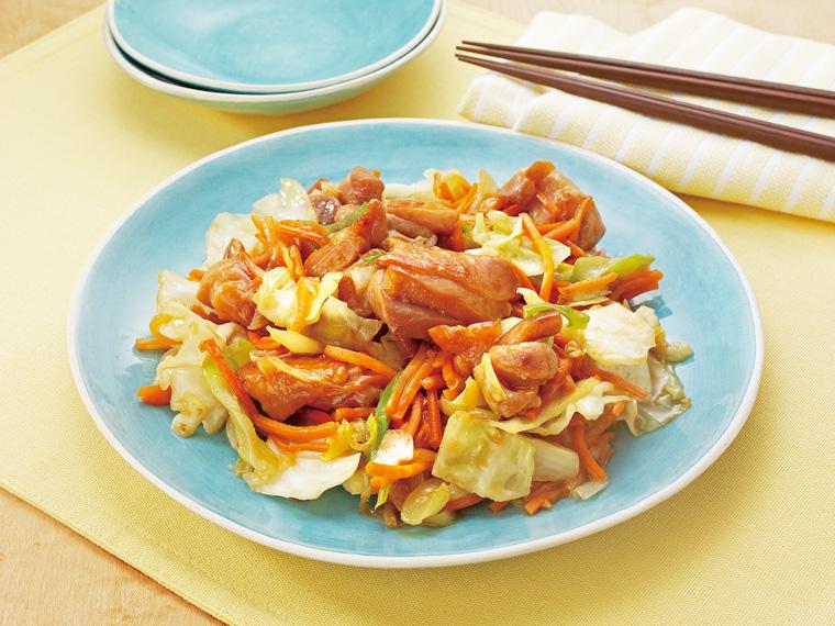 おかずキット　産直鶏肉とキャベツの照り焼き炒め 2人前