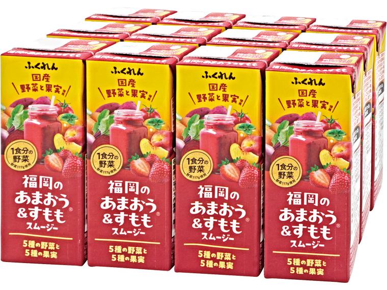 福岡のあまおう＆すももスムージー 200ml×12