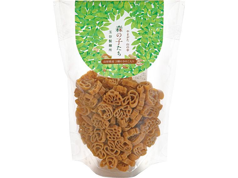 森の子たち　山形県産3種のきのこ入り（マカロニ） 100g