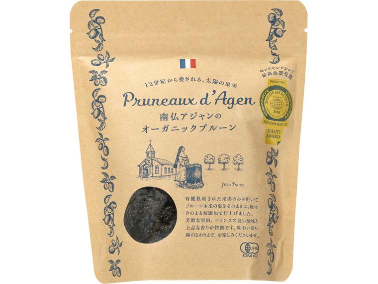 南仏アジャンのオーガニックプルーン（種あり） 200g