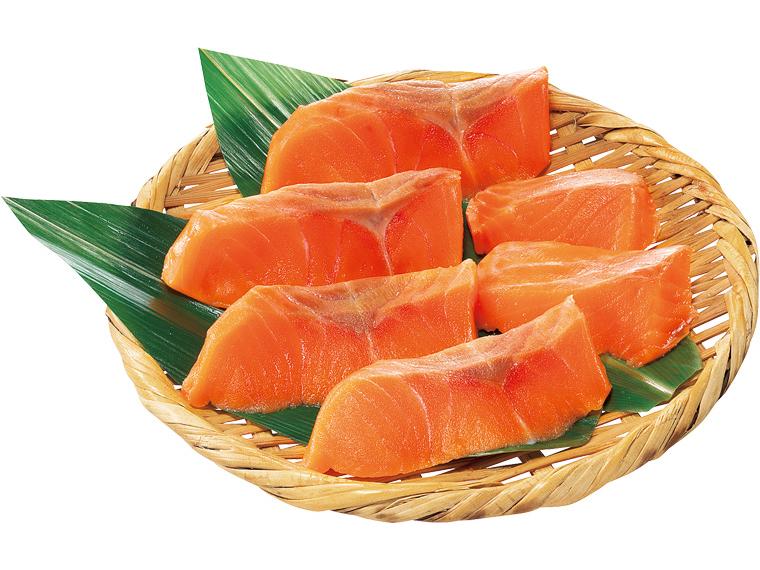 骨・皮取りサーモンカット 6個100g