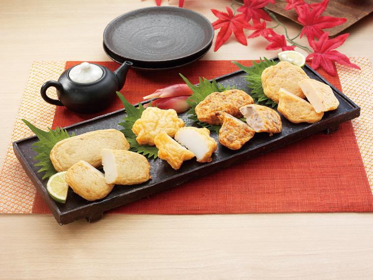 季節の味　秋セット（揚げかま） 4種8品（約138g）
