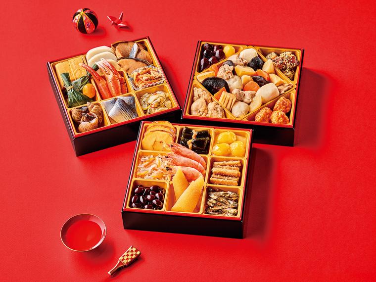 予約　イシイの祝春華　三段重 26品（3〜4人前）