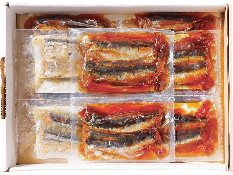自宅　骨までやわらか煮魚セット　　　　