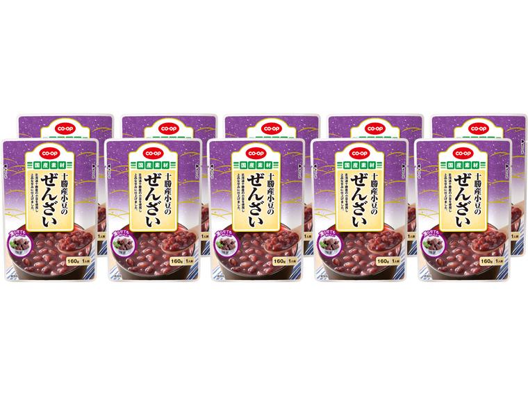 早割　十勝産小豆のぜんざい 160g×10