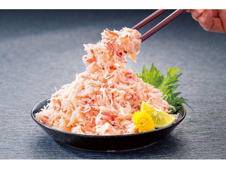 予約　北海道産ボイルおおずわいがにほぐし身 400g