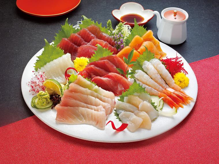 早割　迎春　お刺身セット7種（中とろ入り） 7種310g