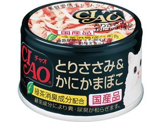 チャオ 85g×24缶  とりささみ＆かにかまぼこ 