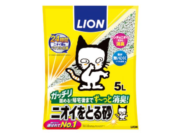 ニオイをとる砂 5L ガッチリ固めるタイプ 
