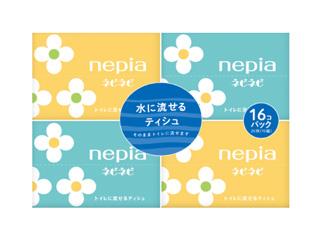 ネピア水に流せるポケットティシュ  16個×2