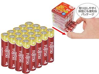富士通 アルカリ乾電池 20本 単4形 