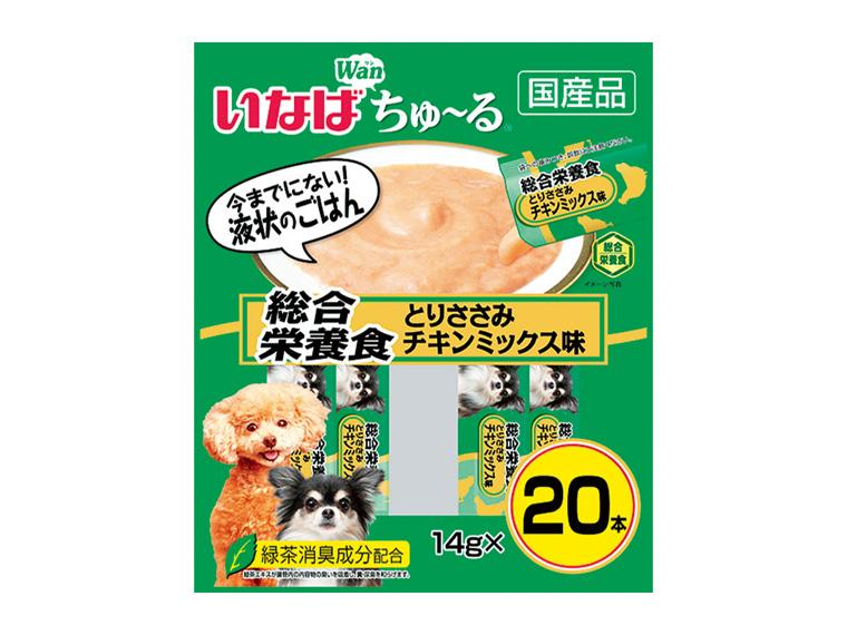 いなば ちゅ〜る 総合栄養食 とりささみ 14g×20本   チキンミックス味