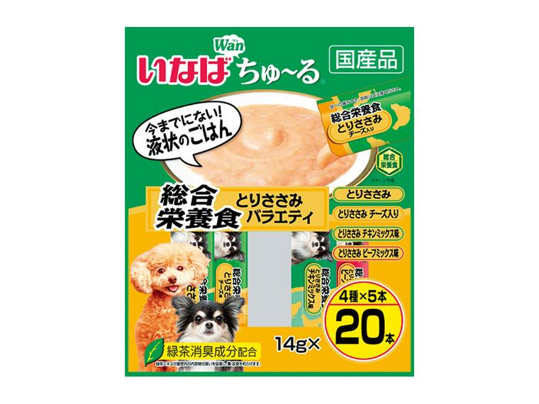 いなば ちゅ〜る 総合栄養食 とりささみ 14g×20本   バラエティ