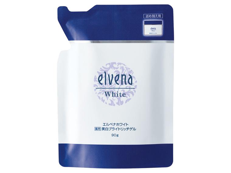 エルベナホワイト 薬用美白ブライトリッチゲル  詰め替え用 90g 
