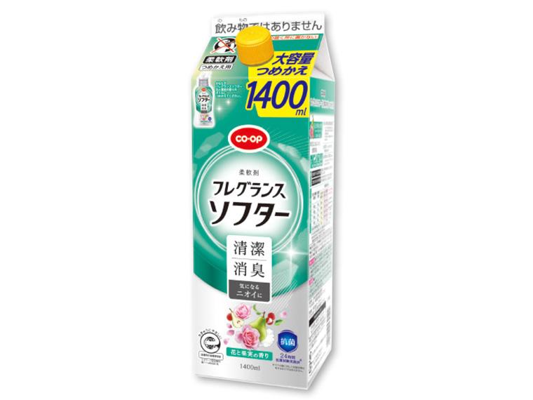フレグランスソフター 花と果実の香り  詰替用 1400ml