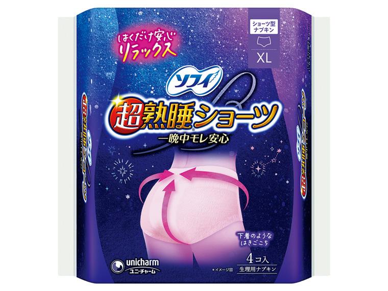 ソフィ 超熟睡ショーツ  XL 4枚  