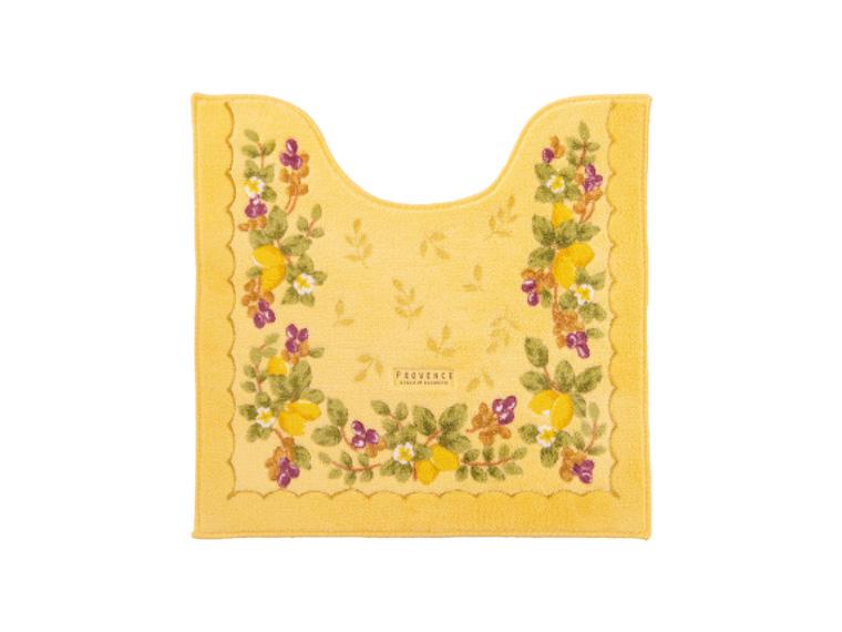 プロヴァンスシエル トイレマット  イエロー 