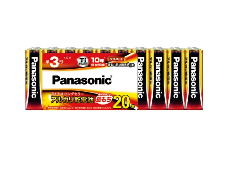 パナソニック アルカリ乾電池 20個シュリンク  単3形