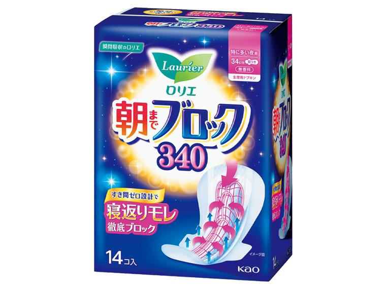 ロリエ 朝までブロック 340 14コ入 