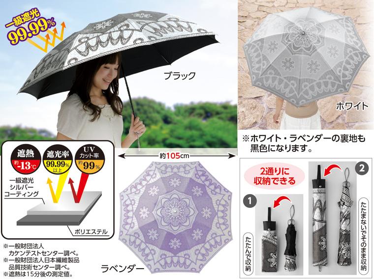涼感・遮光率99.99「日かげ」  ラベンダー 