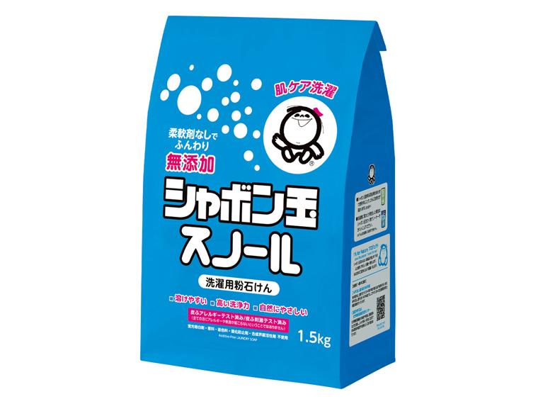 シャボン玉 スノール 粉石けん  1.5kg 