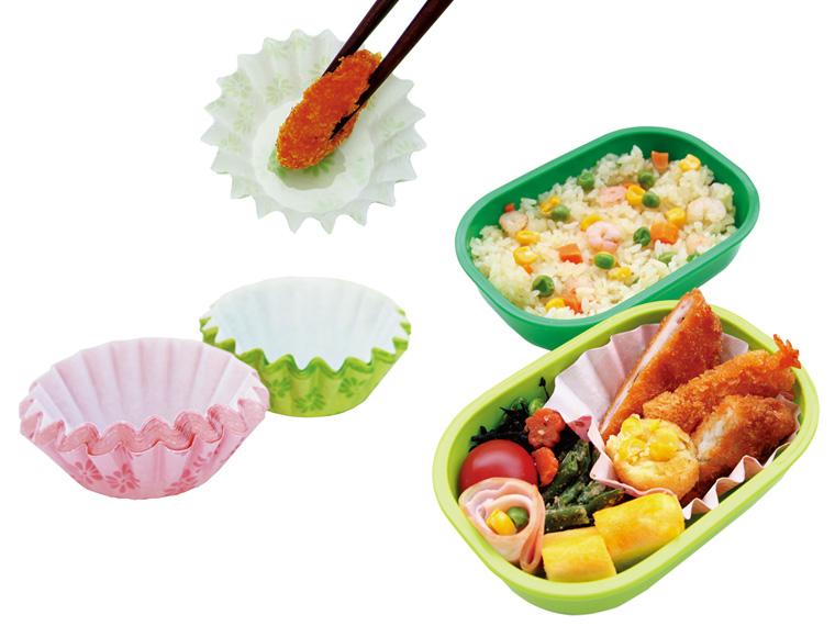 揚げ物カップ和風柄 30枚 深型10号