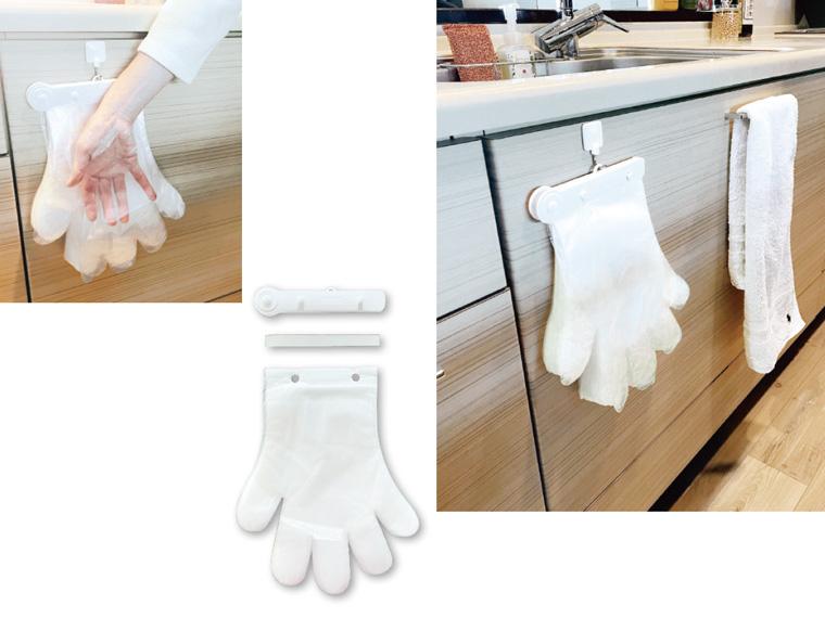 ワンタッチ ポリエチ手袋 ホワイト  100枚 