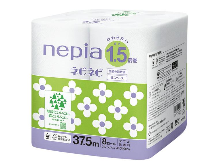 ネピネピ無香料１．５倍巻Ｗ８Ｒ　　　　