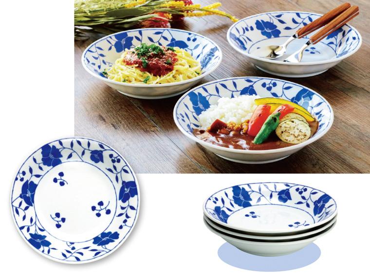 ロイヤルガーデンパスタ&カレー皿  3枚組