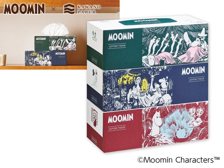 MOOMINローションティシュ 200W×3箱 